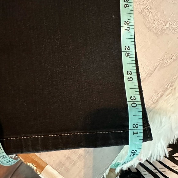 J. Jill Authentic Fit Slim Leg Stretch Mid Rise Black Wash Jeans Size 14 - Picture 5 of 9